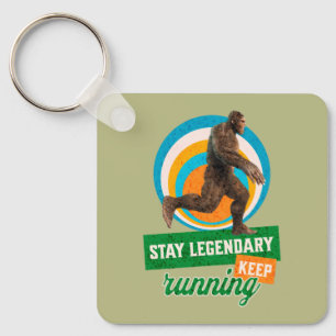 Llavero Divertida Motivación para Correr de Bigfoot