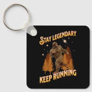 Llavero Divertida Motivación para Correr de Bigfoot
