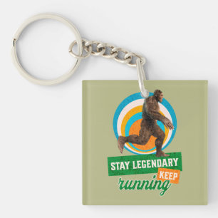 Llavero Divertida Motivación para Correr de Bigfoot