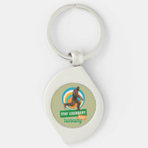 Llavero Divertida Motivación para Correr de Bigfoot