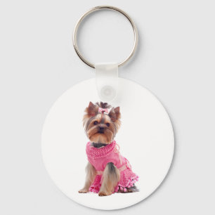 Llavero Divertida perrita Yorkshire Terrier Diva Yorkie