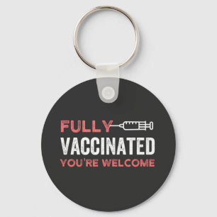 Llavero divertida, sanitaria, pandemia, provacuna, ciencia