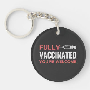 Llavero divertida, sanitaria, pandemia, provacuna, ciencia