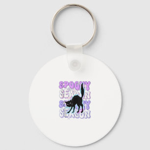 Llavero Divertida Saying Spookone Season Halloween Cat Lov