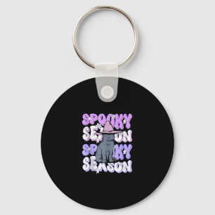 Llavero Divertida Saying Spookone Season Halloween Cat Lov