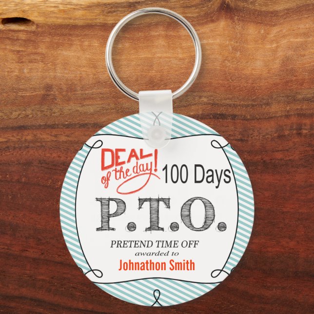 Llavero Divertidas felicitaciones promovidas para presumir (Anverso)