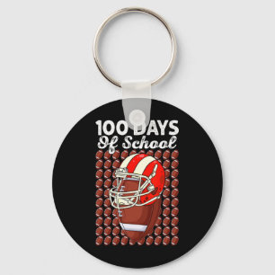 Llavero Divertido 100 Días De Escuela Fútbol 100 Días Más 