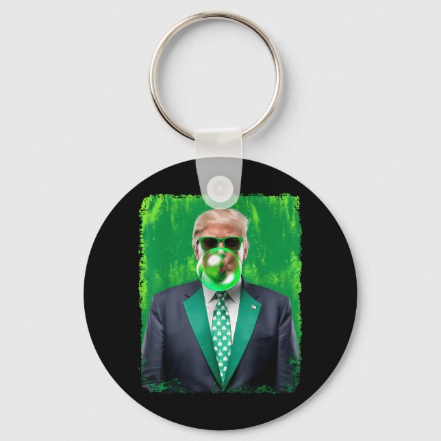 Llavero Divertido 47 Presidente St Patricks Día irlandés T (Anverso)