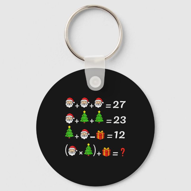 Llavero Divertido 67 Meme Navidad Profesor De Matemáticas  (Anverso)