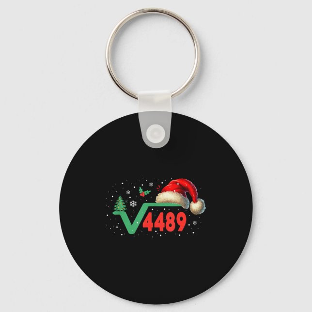 Llavero Divertido 67 Meme Raíz Cuadrada 4489 Argot Profeso (Anverso)