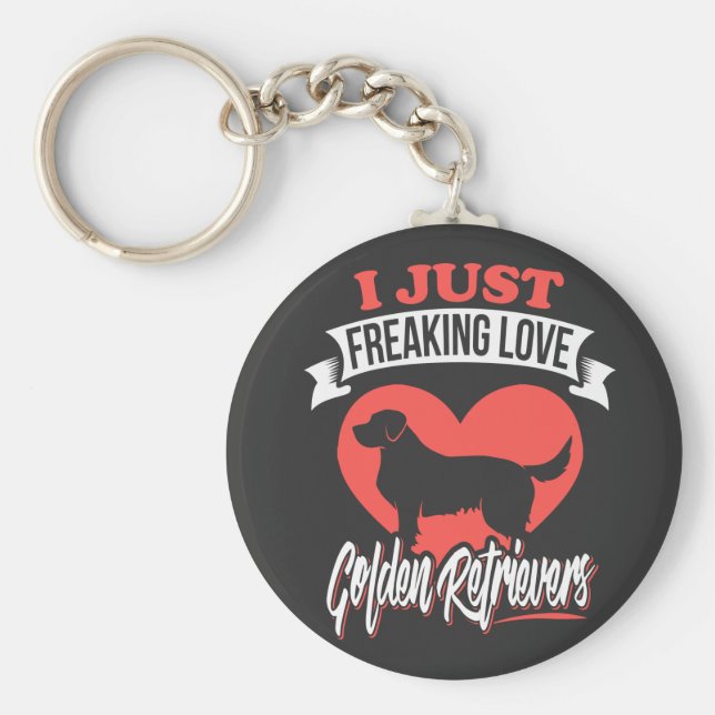 Llavero Divertido amor a mi recuperación de oro (Frente)