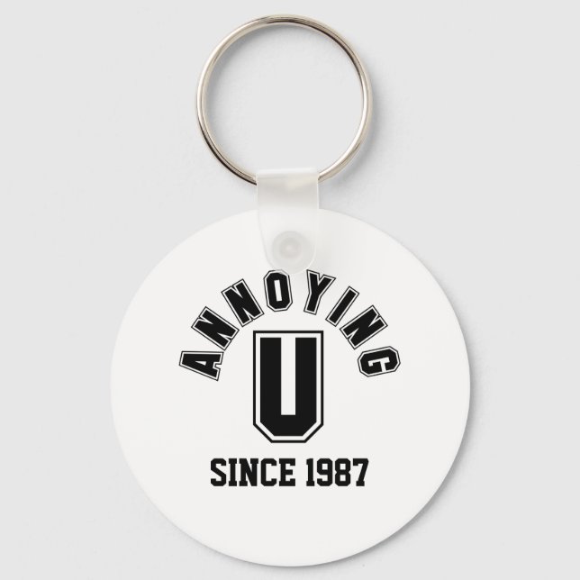 Llavero Divertido Annoying You Keychain, Black (Anverso)
