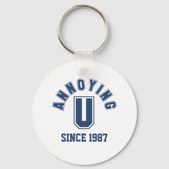 Llavero Divertido Annoying You Keychain, Blue (Anverso)