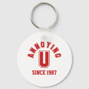 Llavero Divertido Annoying You Keychain, Red