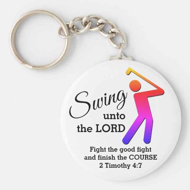 Llavero DIVERTIDO BALANDO EN EL LORD Golf (Frente)