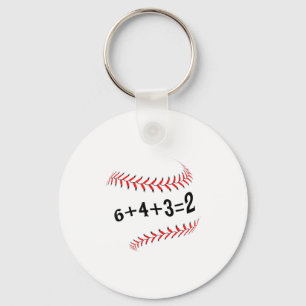 Llavero Divertido Béisbol 6+4+3=2 Doble Juego Softbol