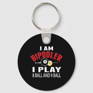 Llavero Divertido Billiards Pool T Shirt Yo Juego 8 Ll Y 9