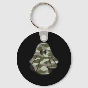 Llavero Divertido camuflaje de Halloween Camo Ghost Hello