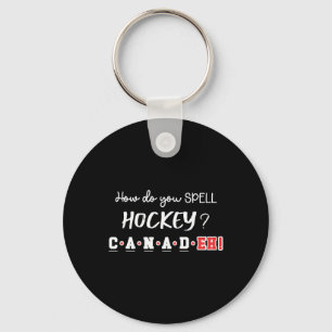 Llavero Divertido Canadá Hockey Eh Ortografía Canadiense 