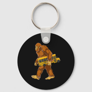 Llavero Divertido conductor de autobús Bigfoot Sasquatch a