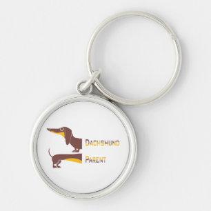 Llavero Divertido dachshund lindo para padres de perros la
