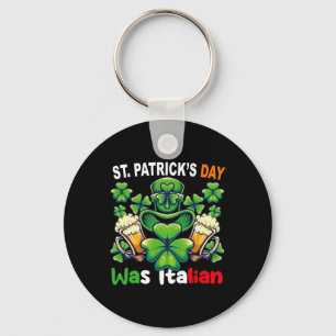 Llavero Divertido Día de San Patricio Irlandés Italiano Mu