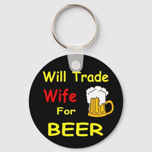 Llavero Divertido dicho - Negociará con su esposa para que (Anverso)