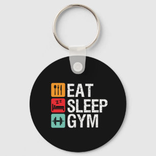 Llavero Divertido ejercicio de fitness ejercicio de sueño