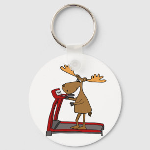 Llavero Divertido ejercicio de Moose en el Personalizado d