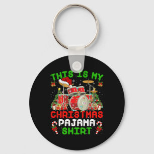 Llavero Divertido Es Que Mis Navidades Pajama Drum Kit Chr