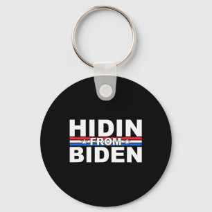 Llavero Divertido Escondimiento De Biden - Anti Joe - Trum