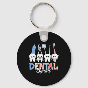 Llavero Divertido Escuadrón Dental De Pascua Para Oficina