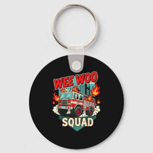 Llavero Divertido escuadrón Wee Woo Departamento de Bomber