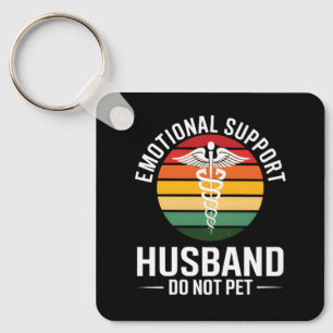 Llavero Divertido esposo de apoyo emocional