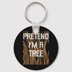 Llavero Divertido Fácil Perezoso Halloween Finge Un Tronco