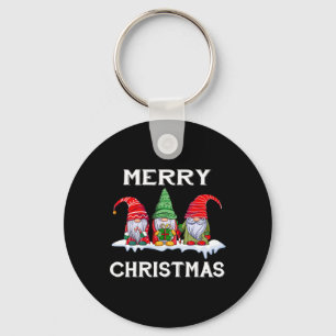 Llavero Divertido Feliz Navidad Familia coincidiendo con N