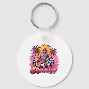Llavero Divertido Golfo De Estados Unidos 2025 Beach Pink 