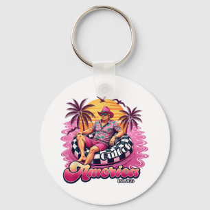 Llavero Divertido Golfo De Estados Unidos 2025 Beach Pink 