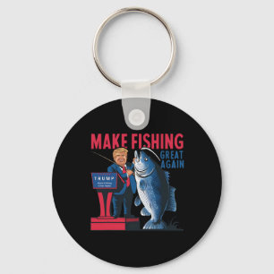 Llavero Divertido Haz que la pesca sea genial de nuevo Tru