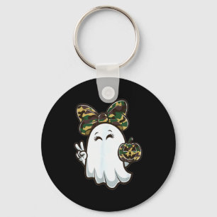 Llavero Divertido Hola Temporada de Caza Halloween Camufla