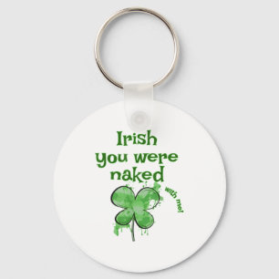 Llavero Divertido irlandés estabas- Conmigo Trébol St Patr