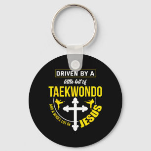 Llavero Divertido Jesucristo Taekwondo Artes Marciales Cri