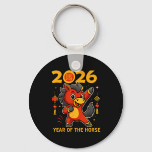 Llavero Divertido Kawaii Lunar 2026 Año Del Caballo Chino