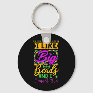 Llavero Divertido Mardi Gras Me Gustan Los Collares Grande
