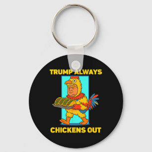 Llavero Divertido Martes de Taco Trump Siempre se Echa par