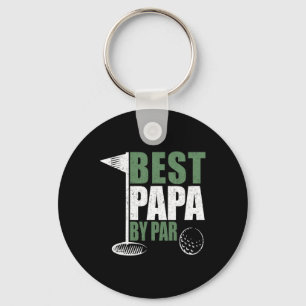 Llavero Divertido Mejor Papá Par Día del Padre Golf Papá A
