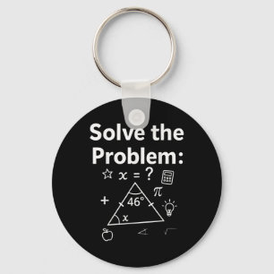 Llavero Divertido meme de matemáticas 67 Resuelve el probl