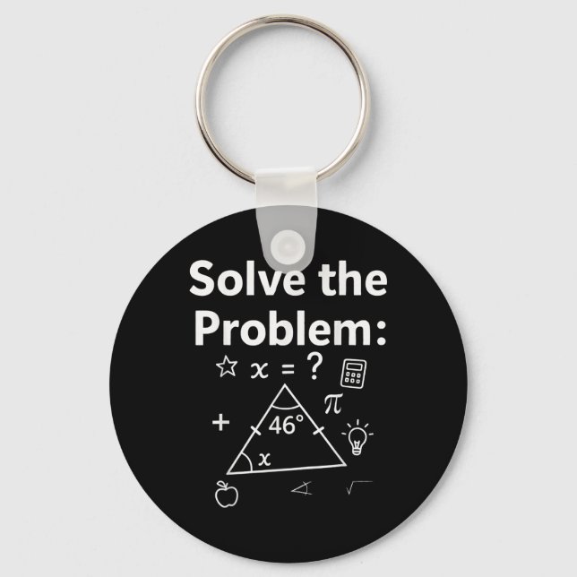 Llavero Divertido meme de matemáticas 67 Resuelve el probl (Anverso)