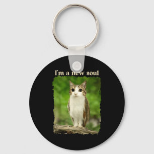Llavero Divertido Meowl Meme, Gato Búho Meme Brainrot Gen 