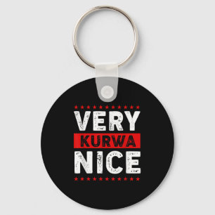 Llavero Divertido Muy Kurwa Bonito Lish Inglés Sarcasmo Ci